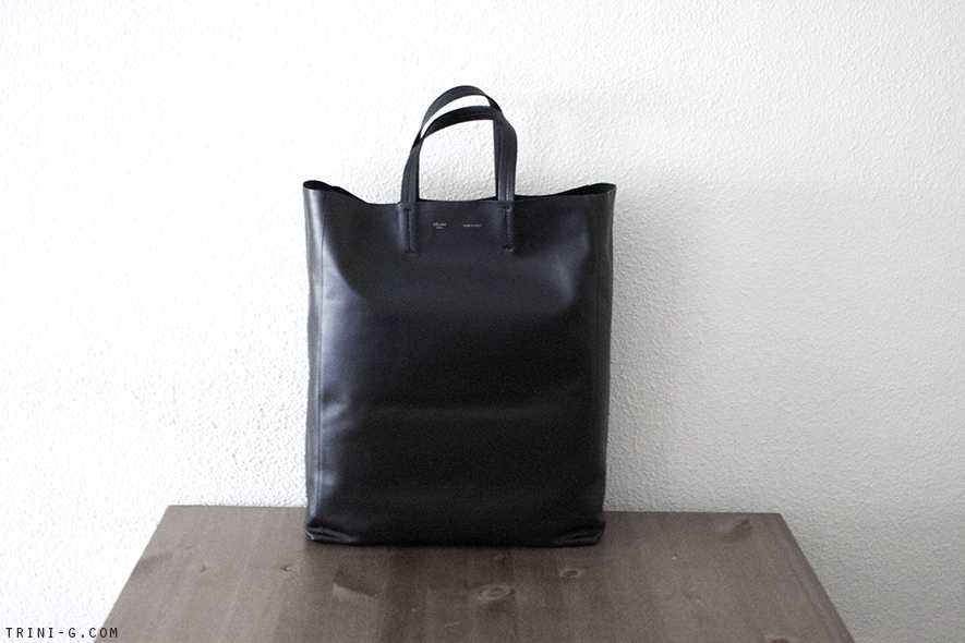 Celine vertical cabas black bag | Trini  