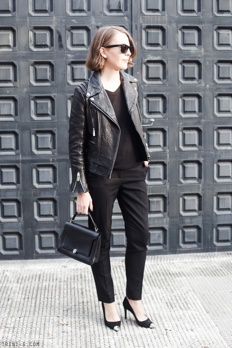 Trini | All black The Kooples  outfit