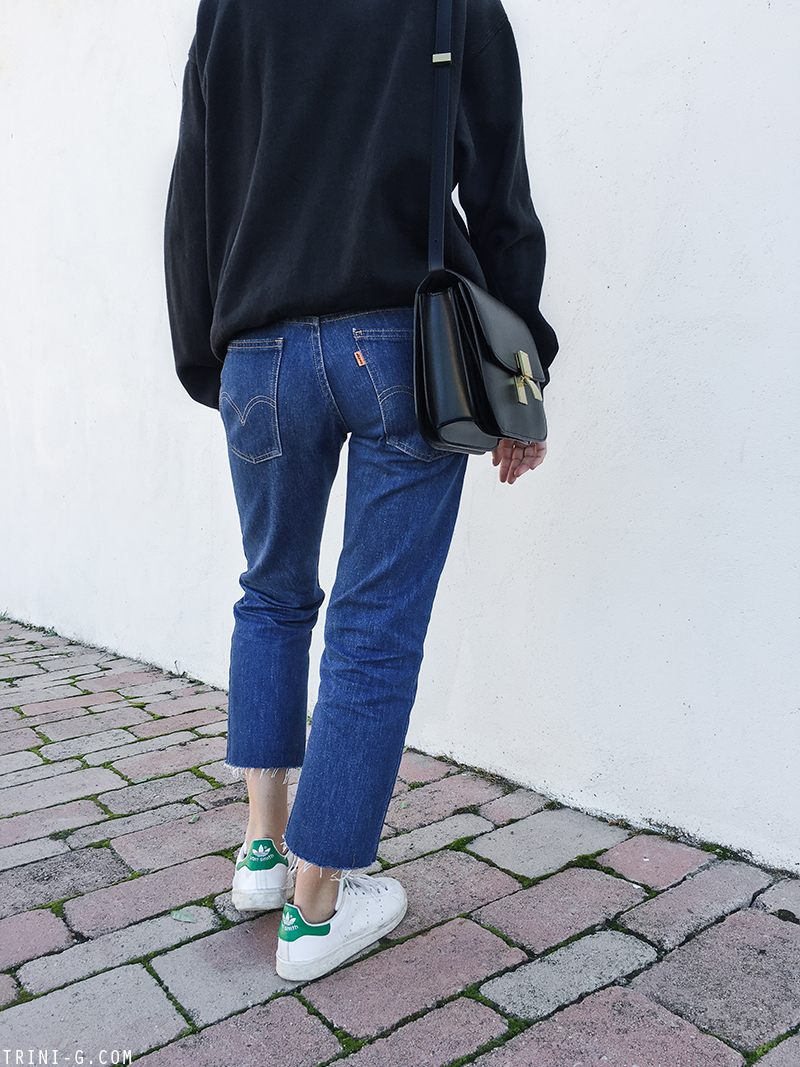 Trini | Levis jeans Céline classic box bag
