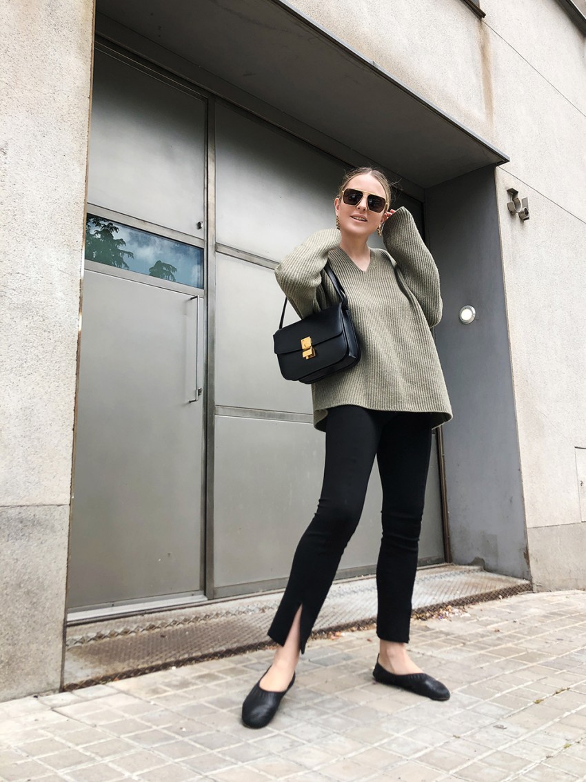 Trini | Bottega Veneta sunglasses The Row sweater