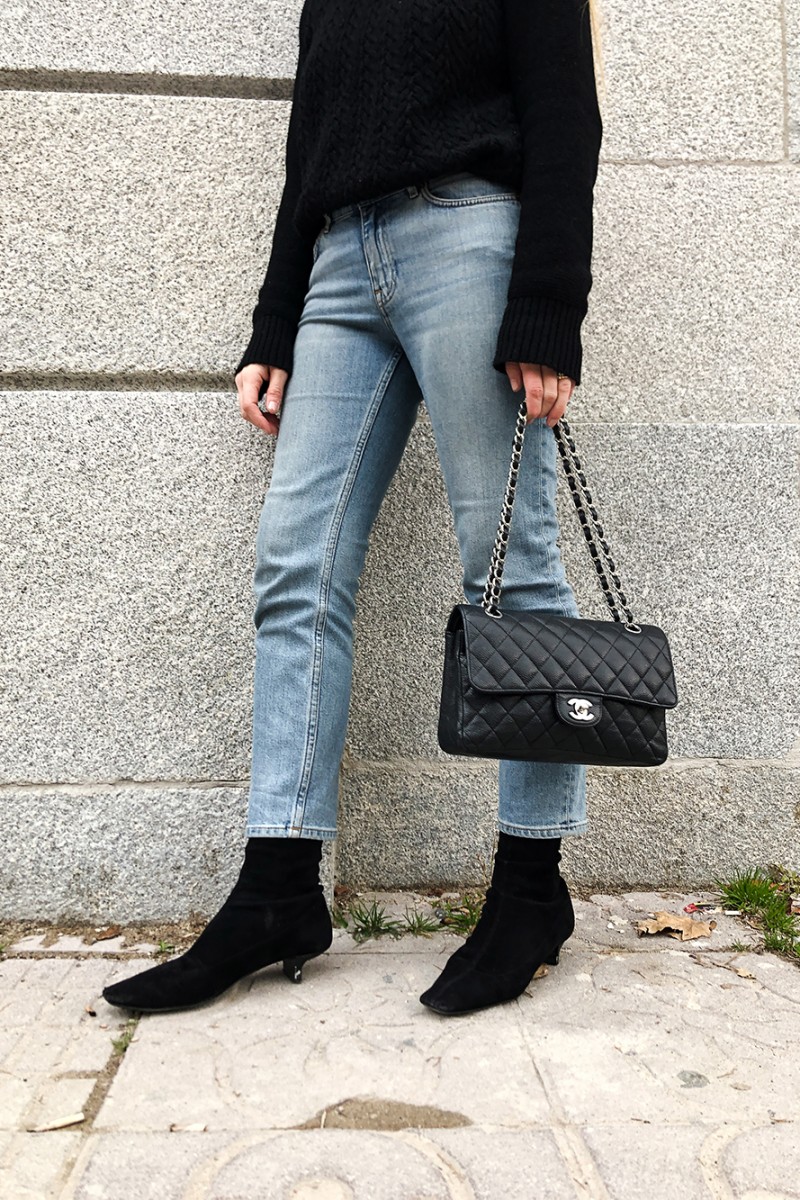 Trini |Acne Studios jeans Saint and Sofia sweater
